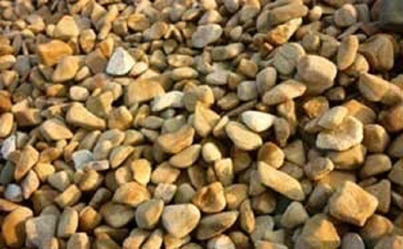 Крошка декоративная из песчаника бежево-коричневого, галтованная, 10-20 мм