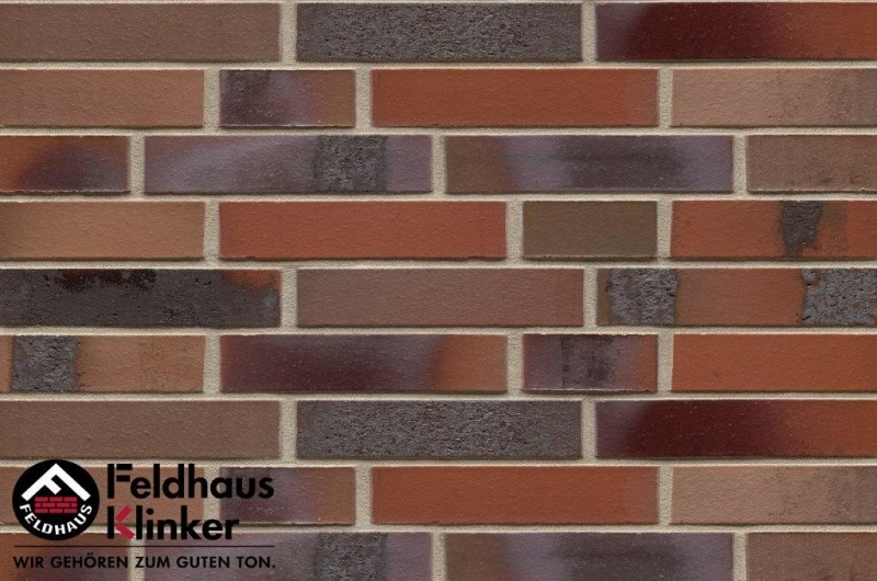 Кирпич клинкерный Feldhaus Klinker K560DF carbona ardor colori 240*115*52 мм