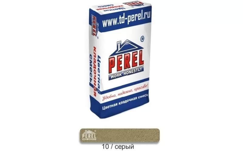 Цветной кладочный раствор PEREL SL 0010 серый