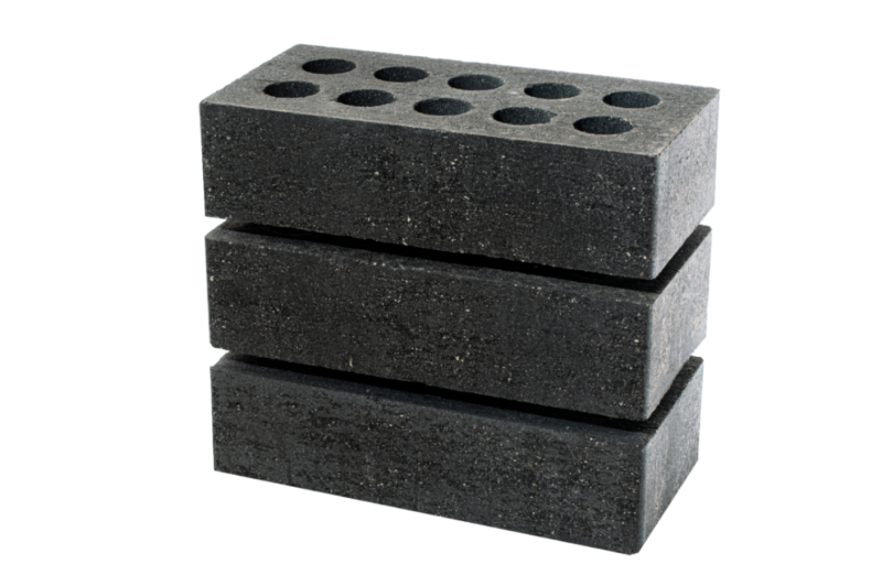 Кирпич облицовочный Fashion Brick Чёрный крафт