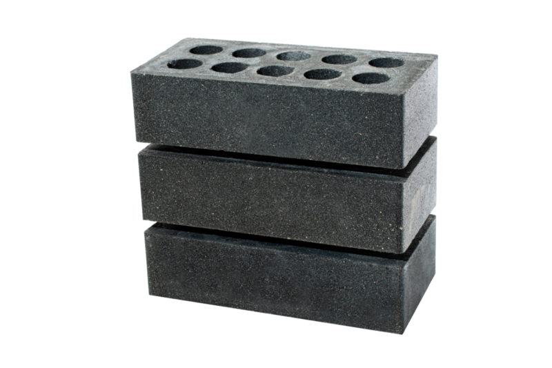Кирпич облицовочный Fashion Brick Чёрный магма